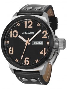 Modelos de relógios Magnum preto